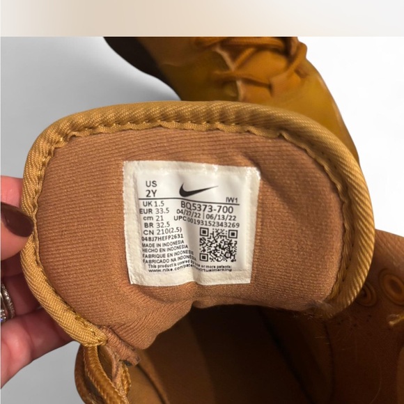 Nike Kids Manoa Leather Boots - 2 - Picture 6 of 7